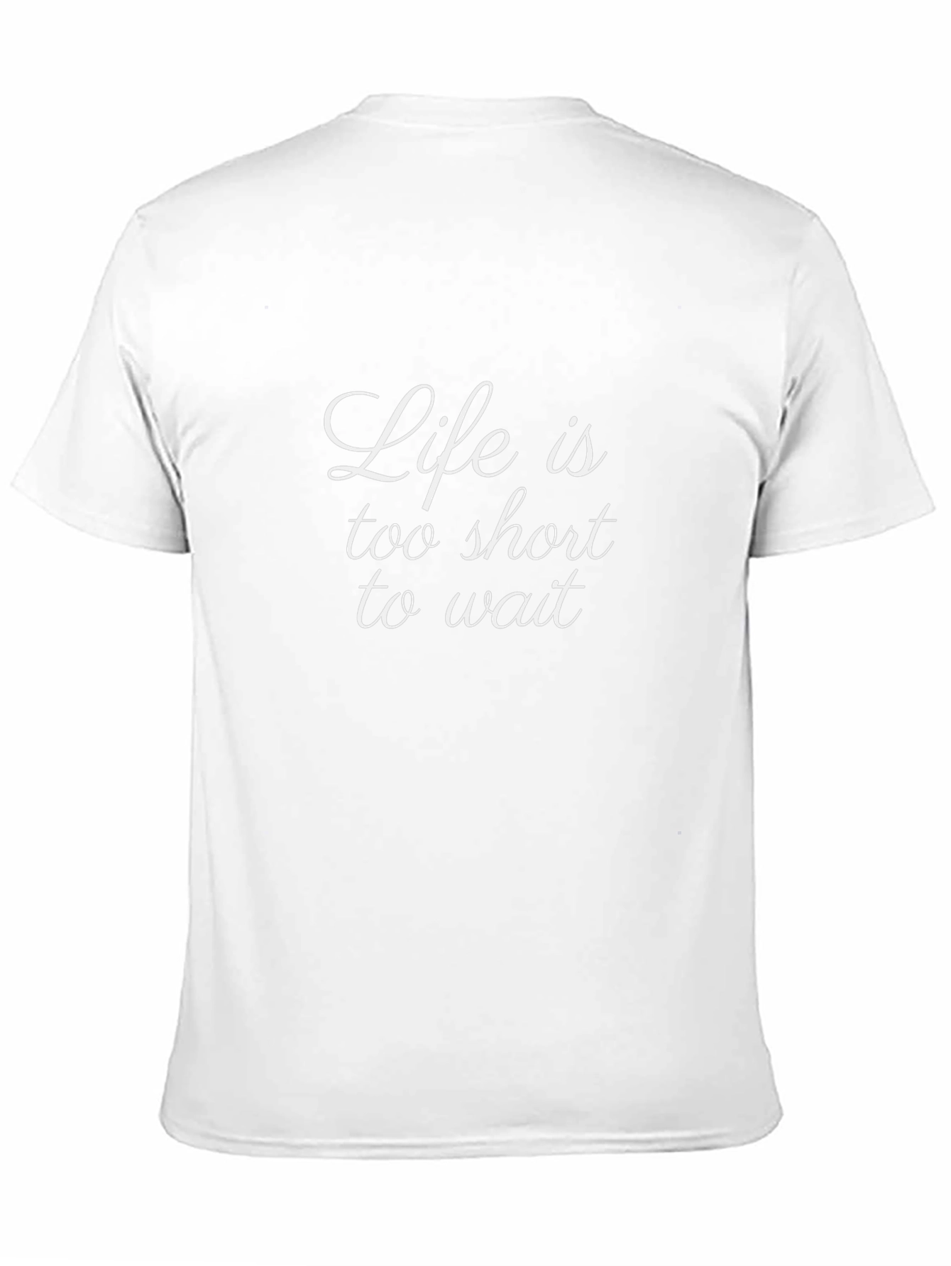 Life is too Short Black Graphic Tee
