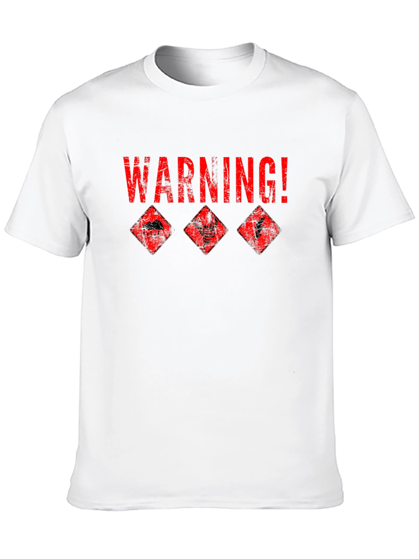 Warning! Weather Hazard Graphic T-Shirt
