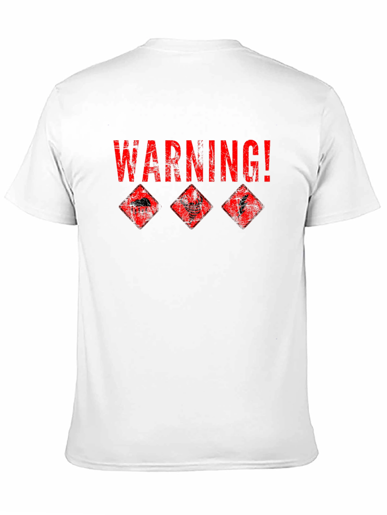 Warning! Weather Hazard Graphic T-Shirt
