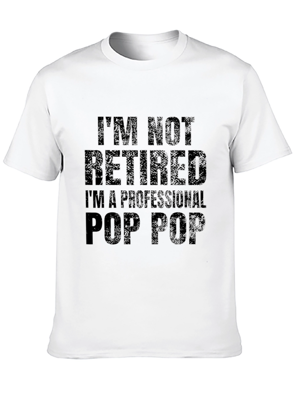 Professional Pop Pop Black Graphic Tee