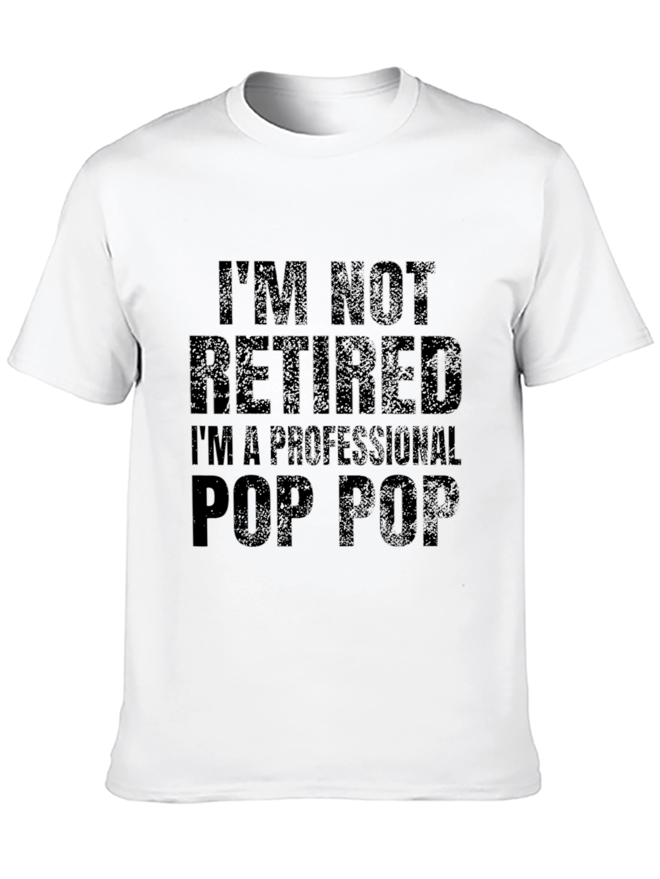 Professional Pop Pop Black Graphic Tee