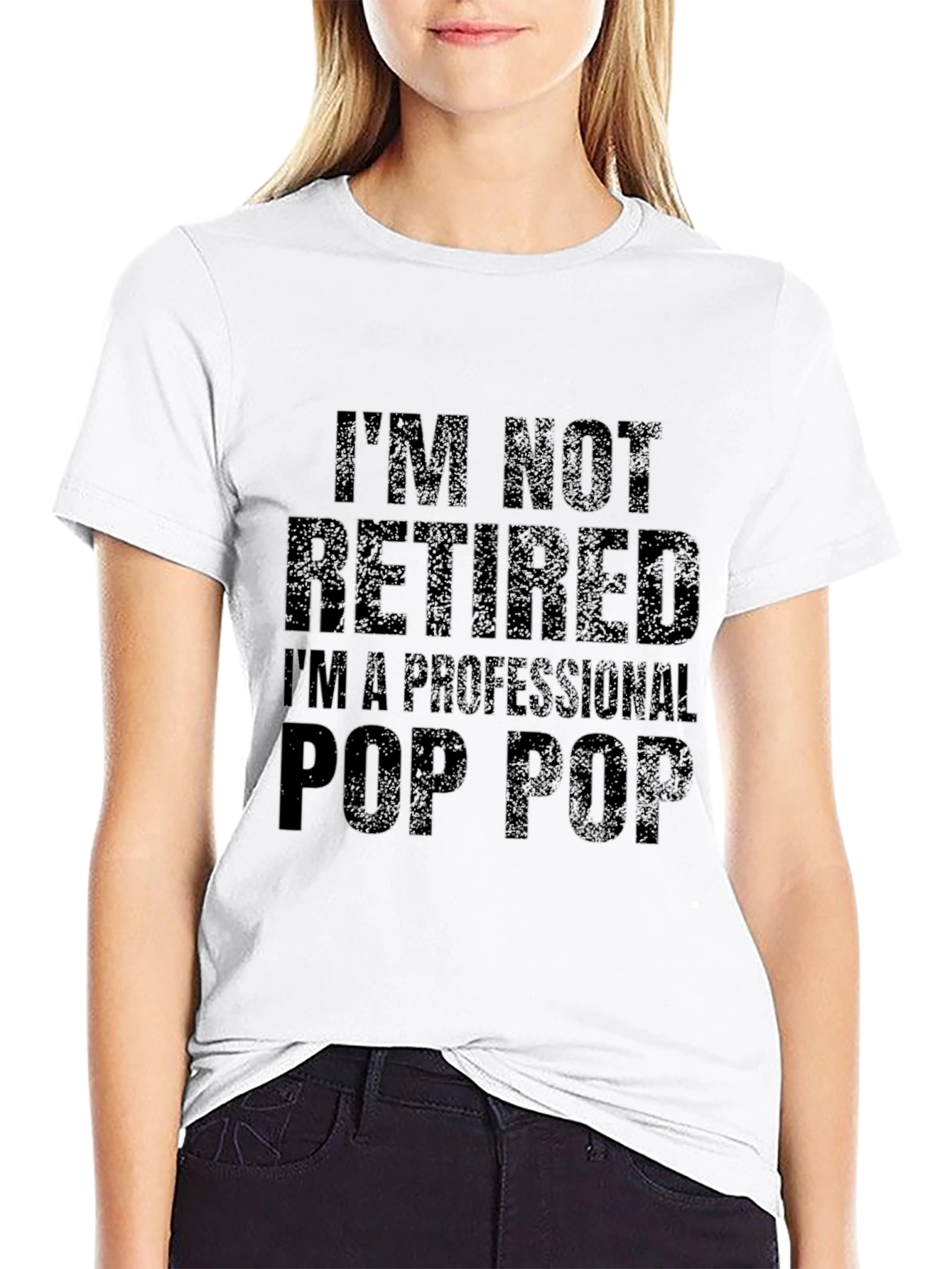 Professional Pop Pop Black Graphic Tee
