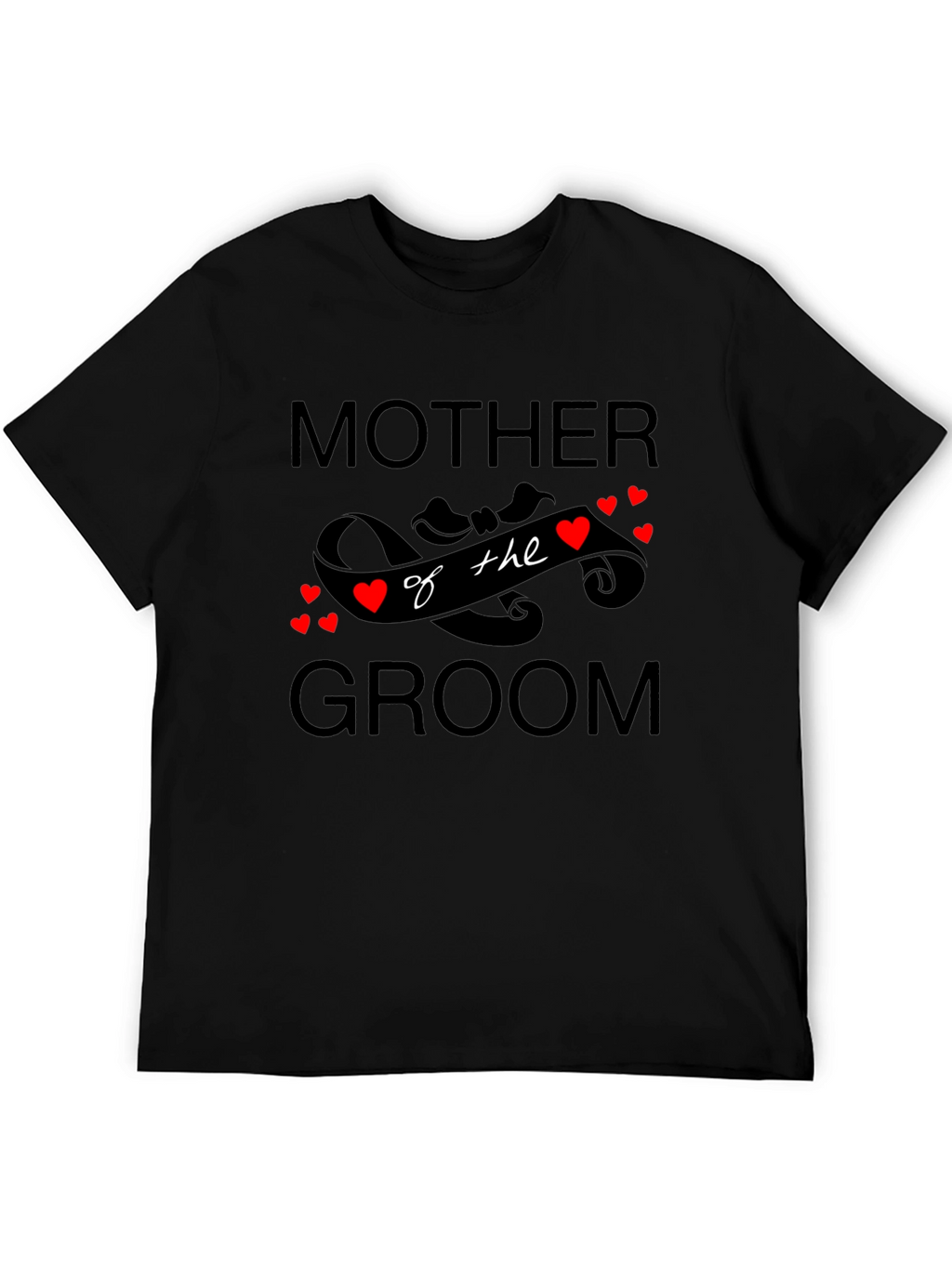 Mother of the Groom Graphic T-Shirt - Black