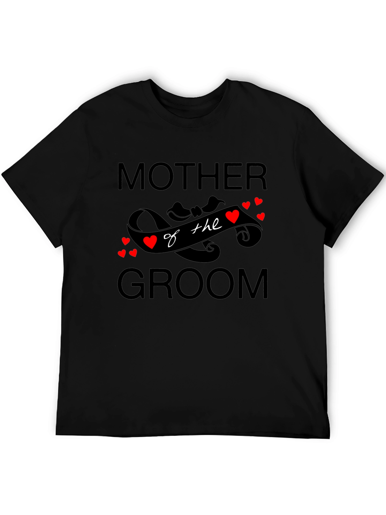 Mother of the Groom Graphic T-Shirt - Black