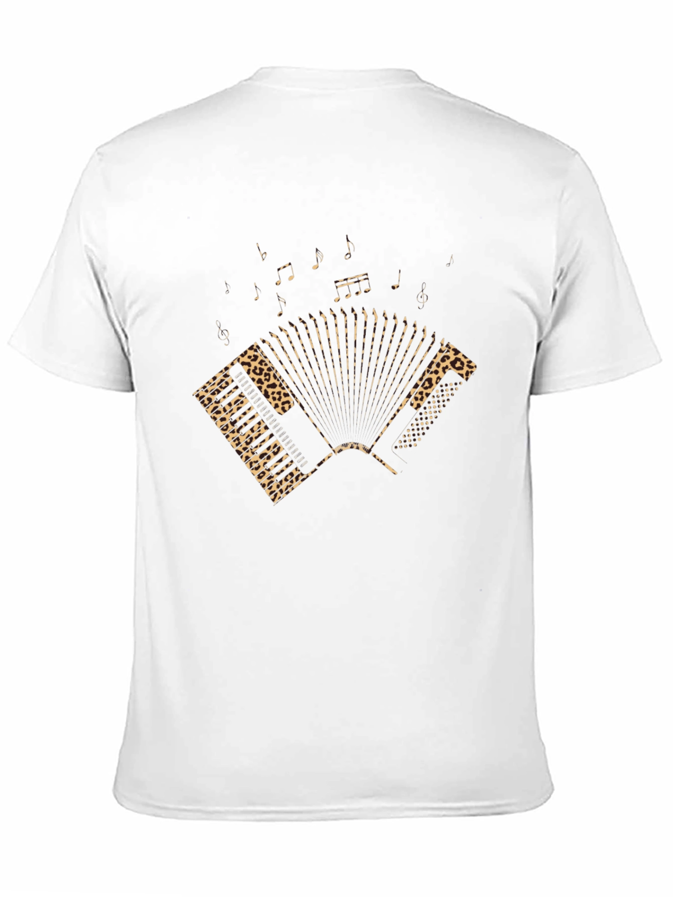 Black Accordion Graphic Tee