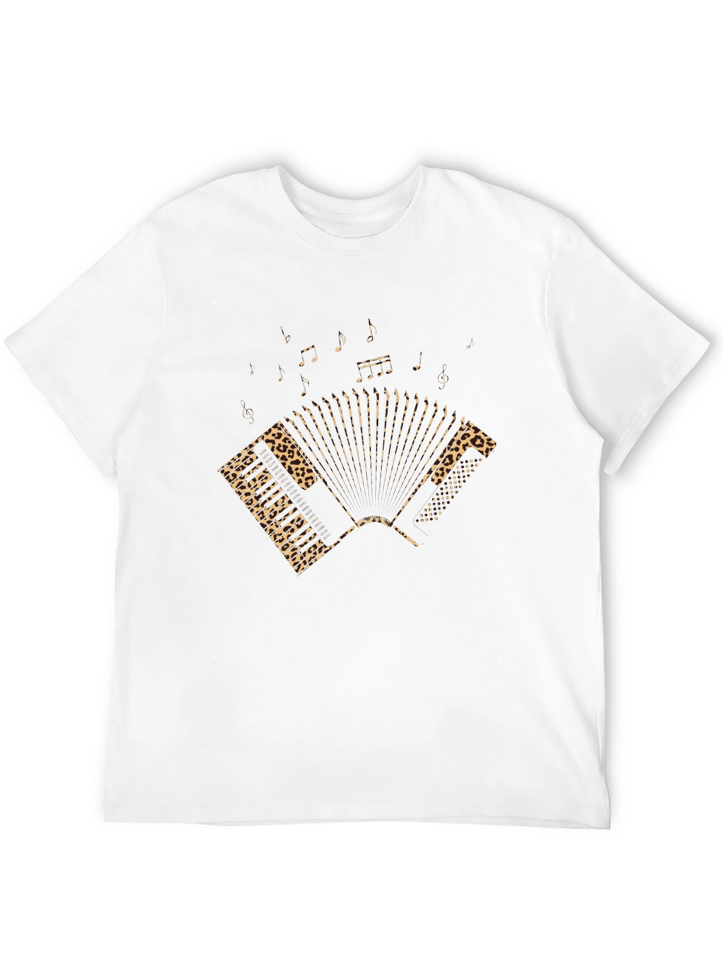 Black Accordion Graphic Tee