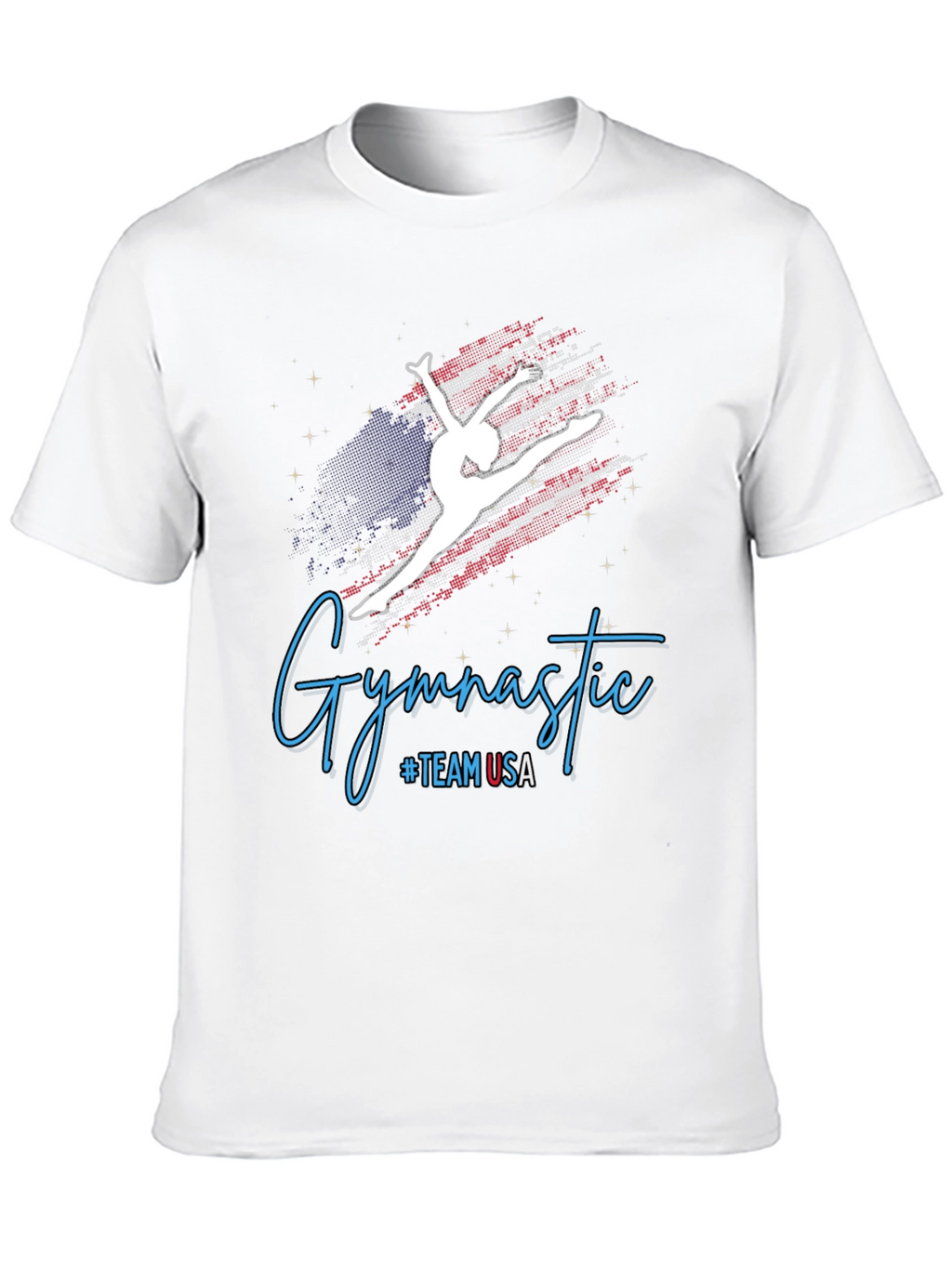 Gymnastic #TEAMUSA Black T-Shirt