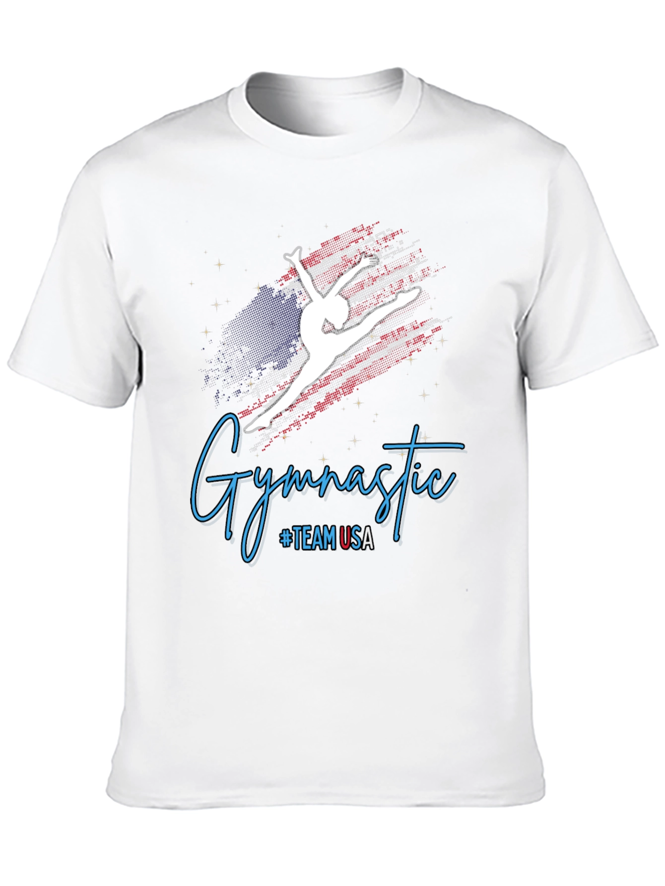 Gymnastic #TEAMUSA Black T-Shirt