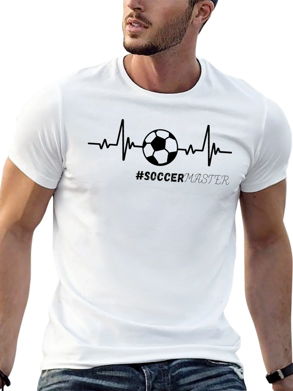 Soccer Master Heartbeat Graphic Tee