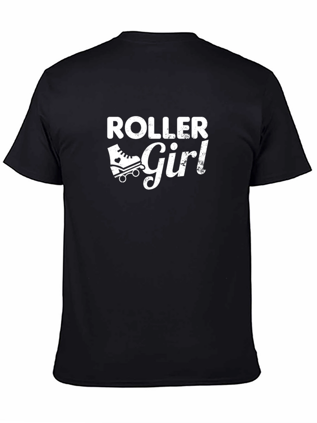 Roller Girl T-Shirt - Black Graphic Tee