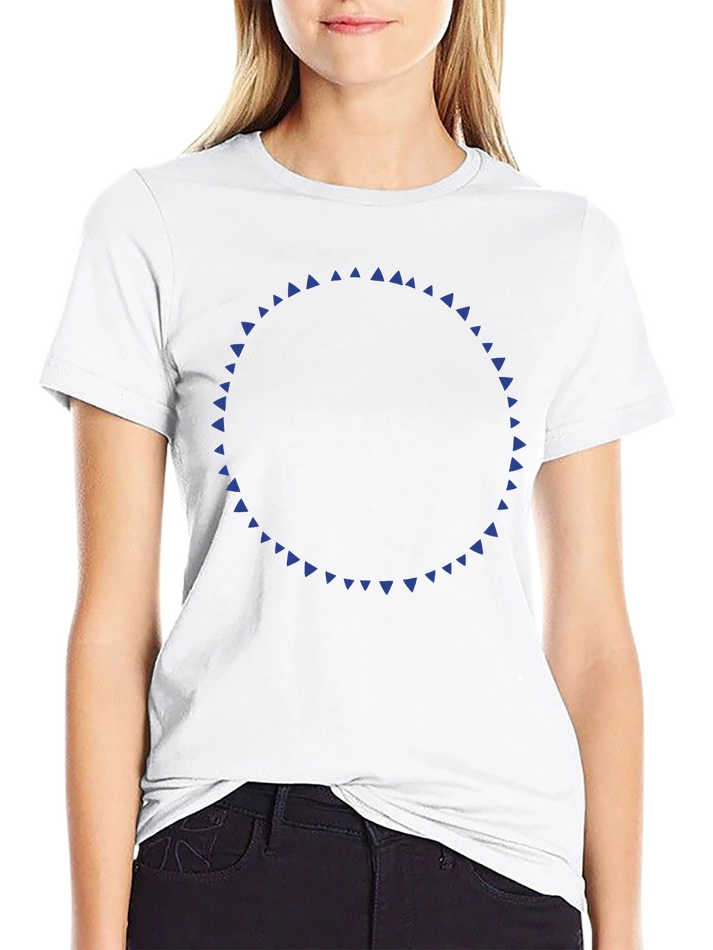 Geometric Circle Tee - Modern Design