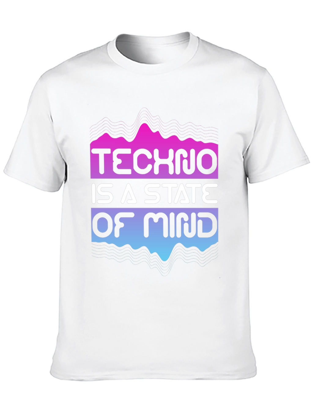Techno State of Mind Graphic Tee - Black