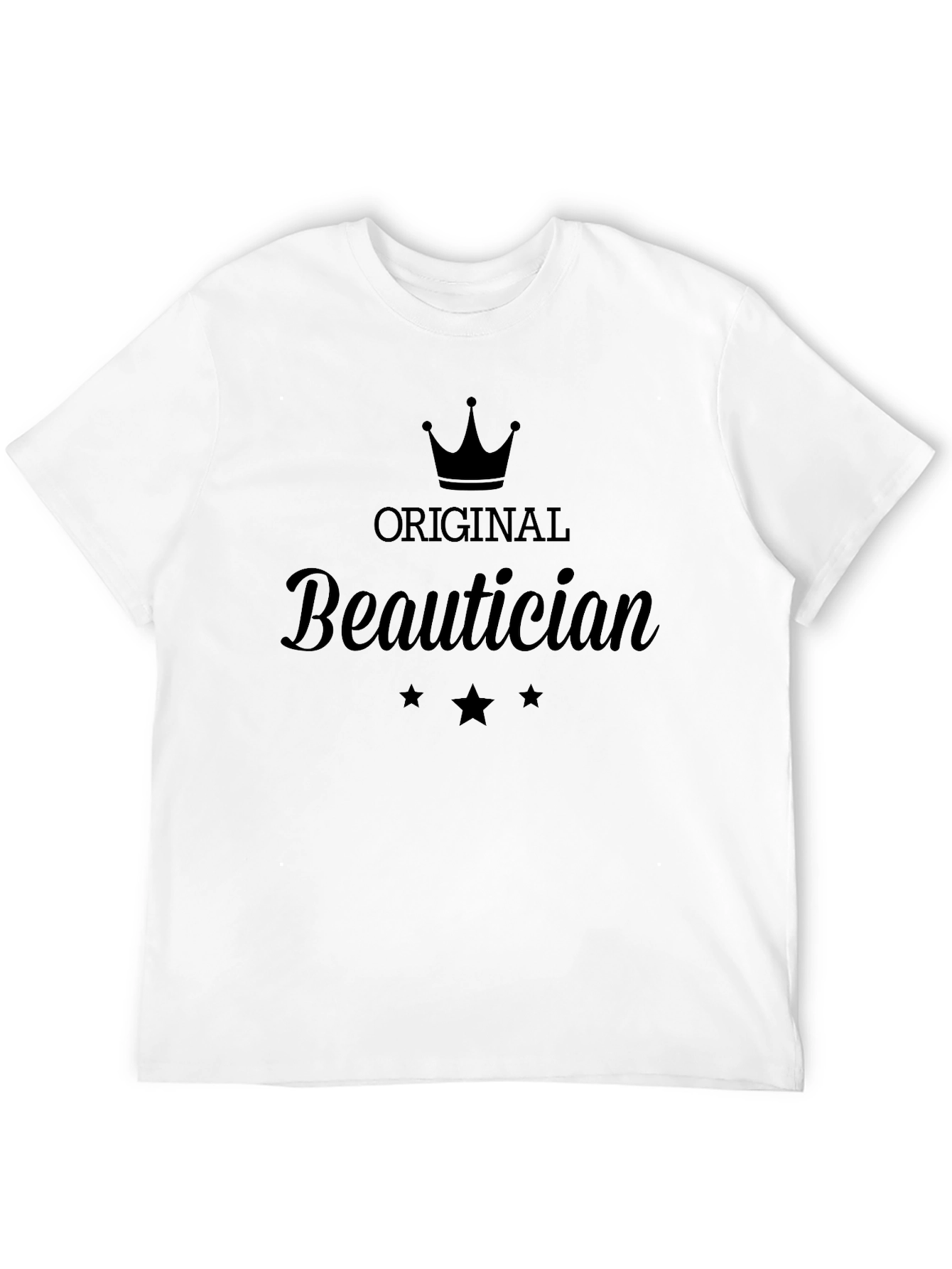 Original Beautician Black T-Shirt