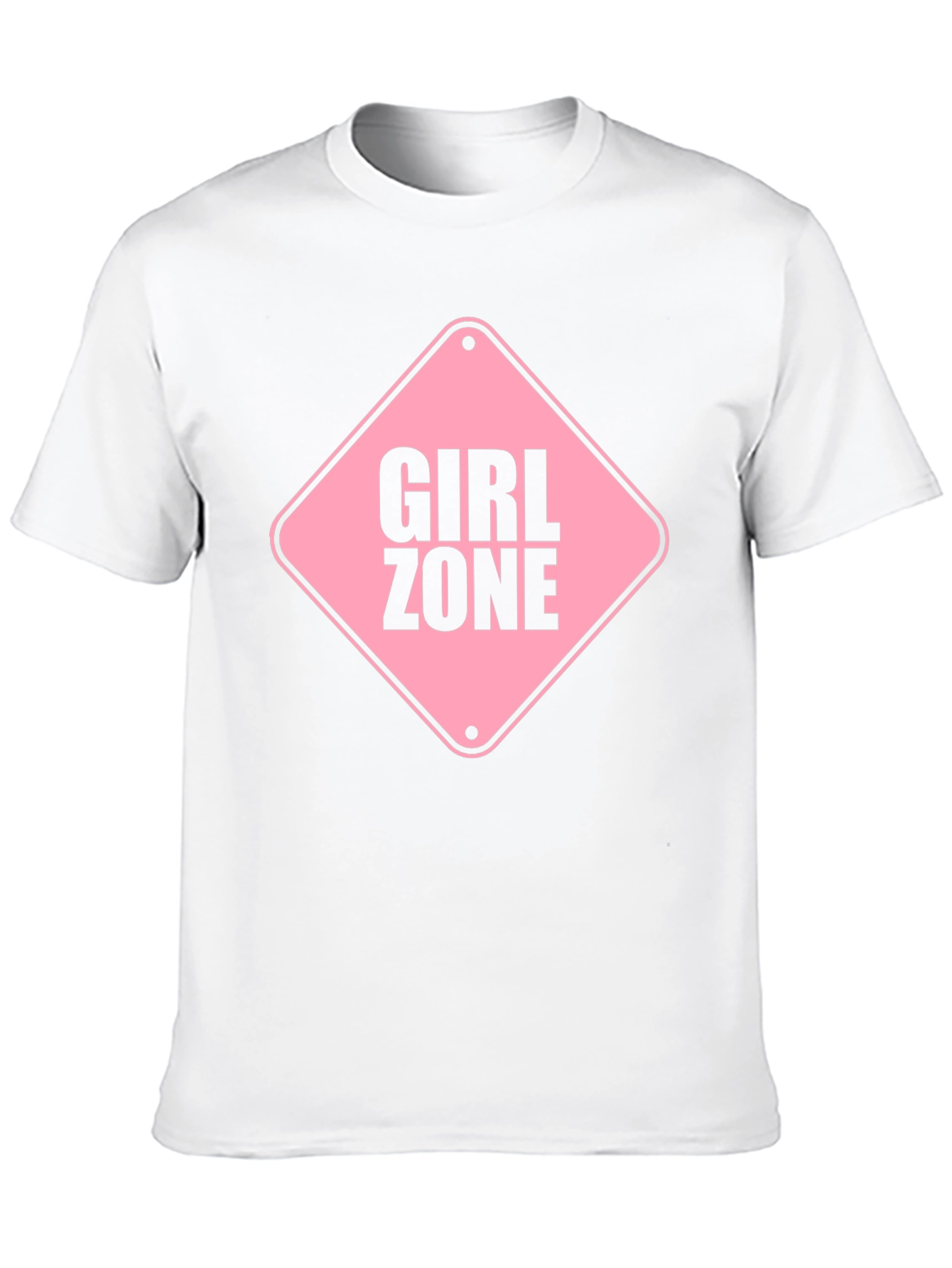 Girl Zone Graphic Tee - Black Crewneck T-Shirt