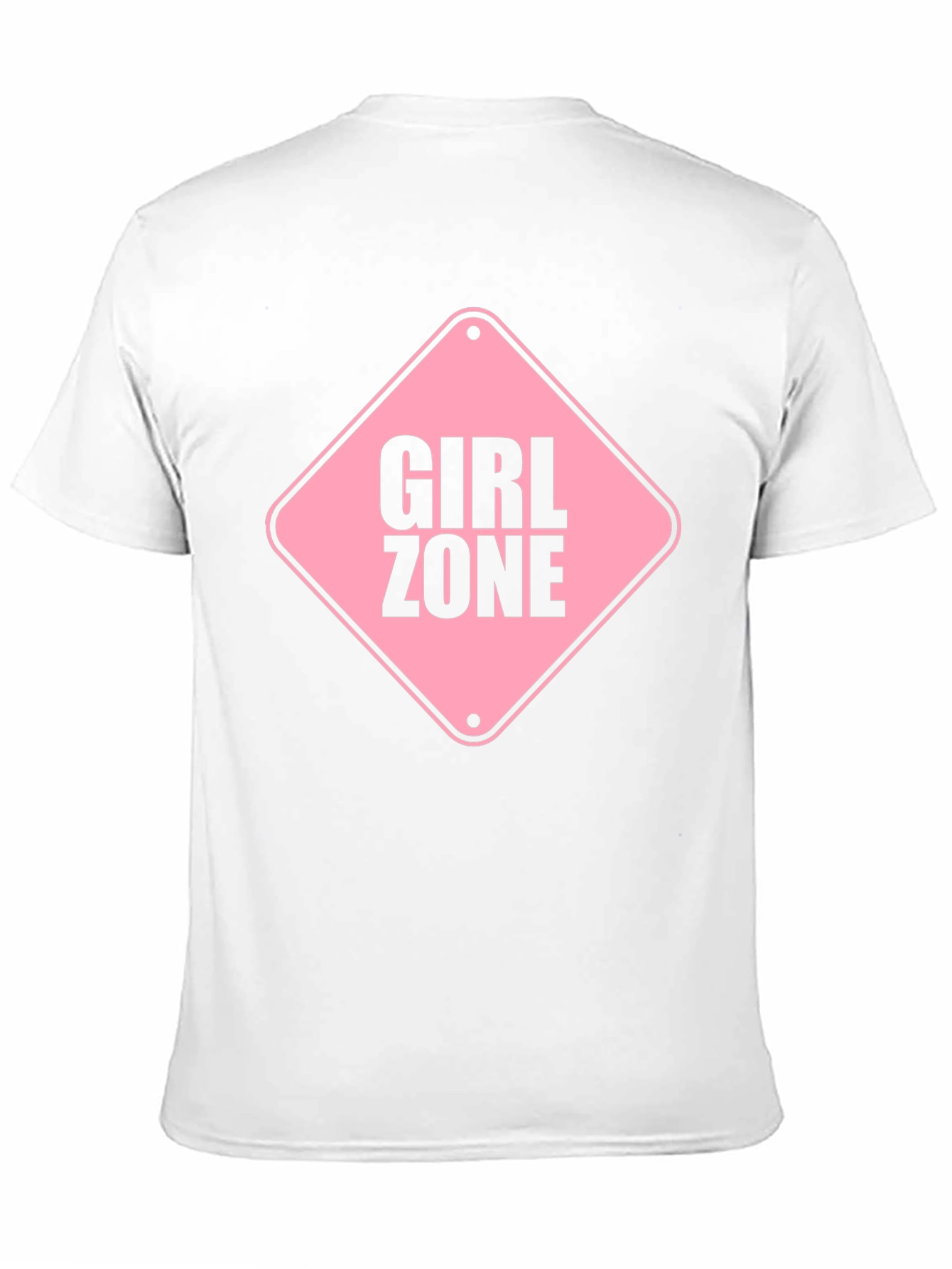 Girl Zone Graphic Tee - Black Crewneck T-Shirt