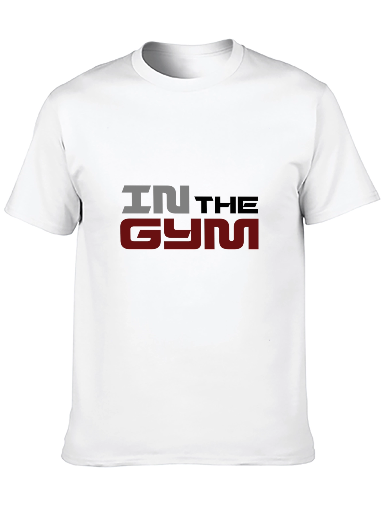 In The Gym Mens Black Graphic T-Shirt