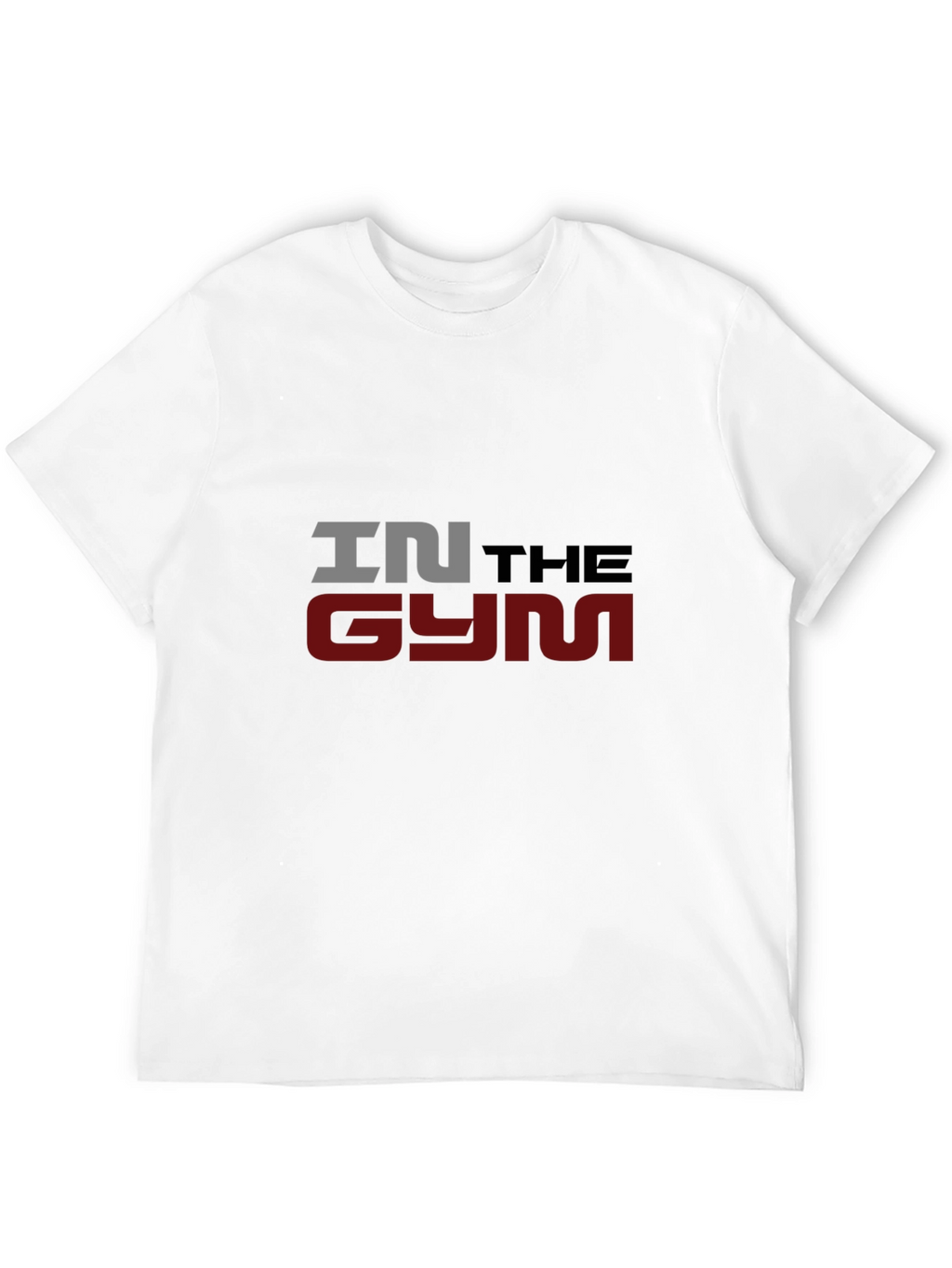 In The Gym Mens Black Graphic T-Shirt