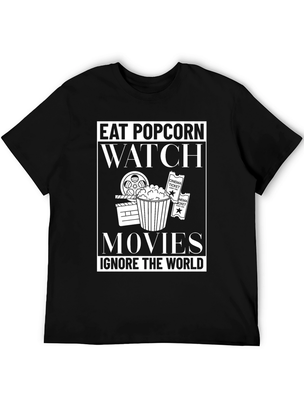 Eat Popcorn Watch Movies T-Shirt