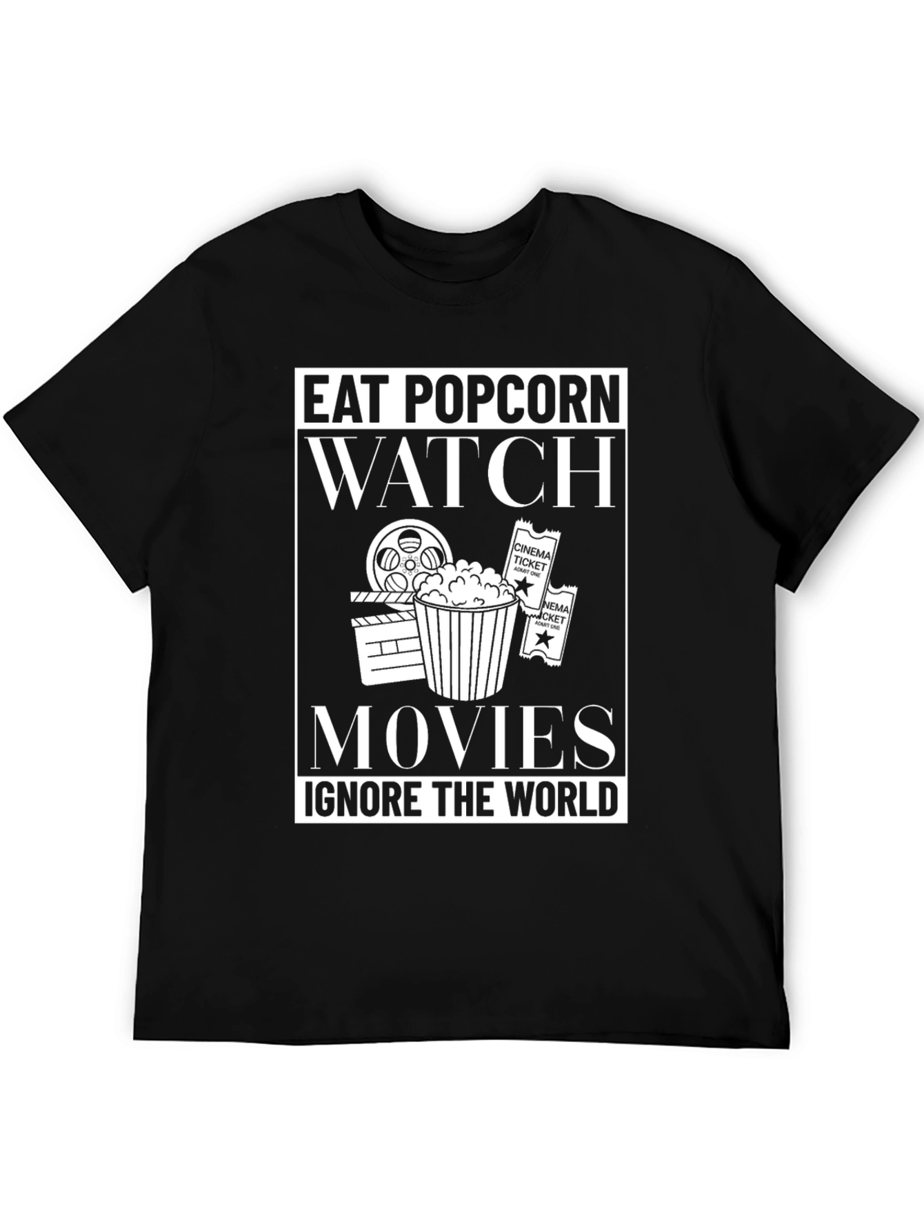 Eat Popcorn Watch Movies T-Shirt