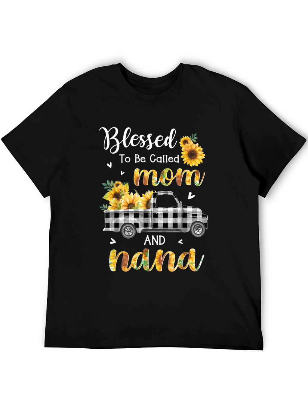 Blessed Mom & Nana Sunflower Truck T-Shirt