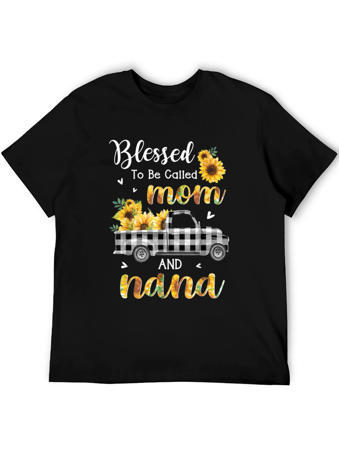 Blessed Mom & Nana Sunflower Truck T-Shirt