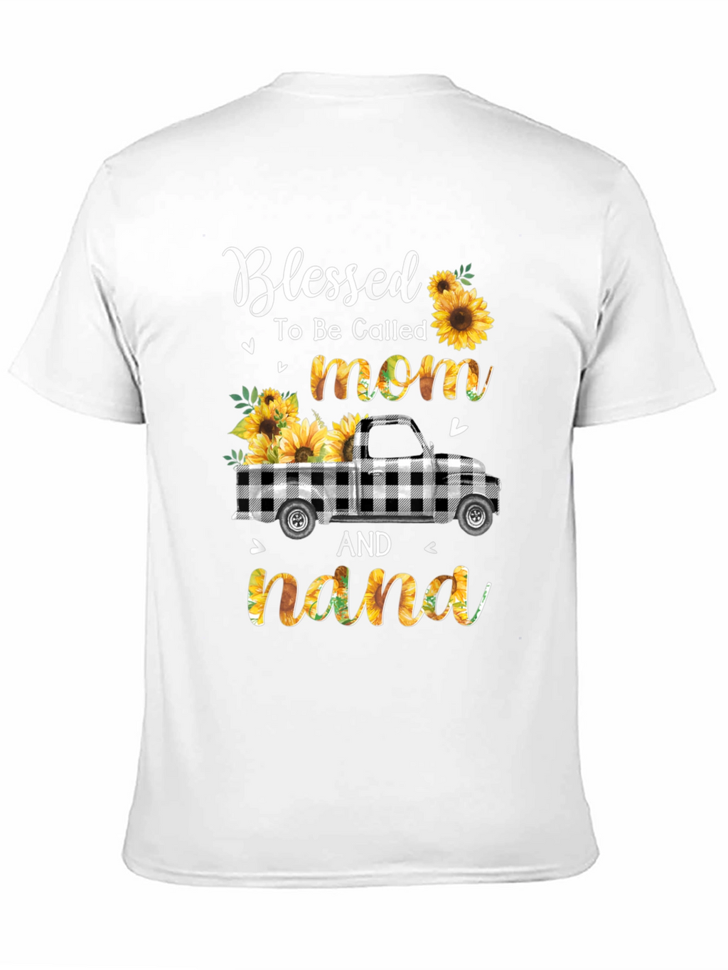 Blessed Mom & Nana Sunflower Truck T-Shirt