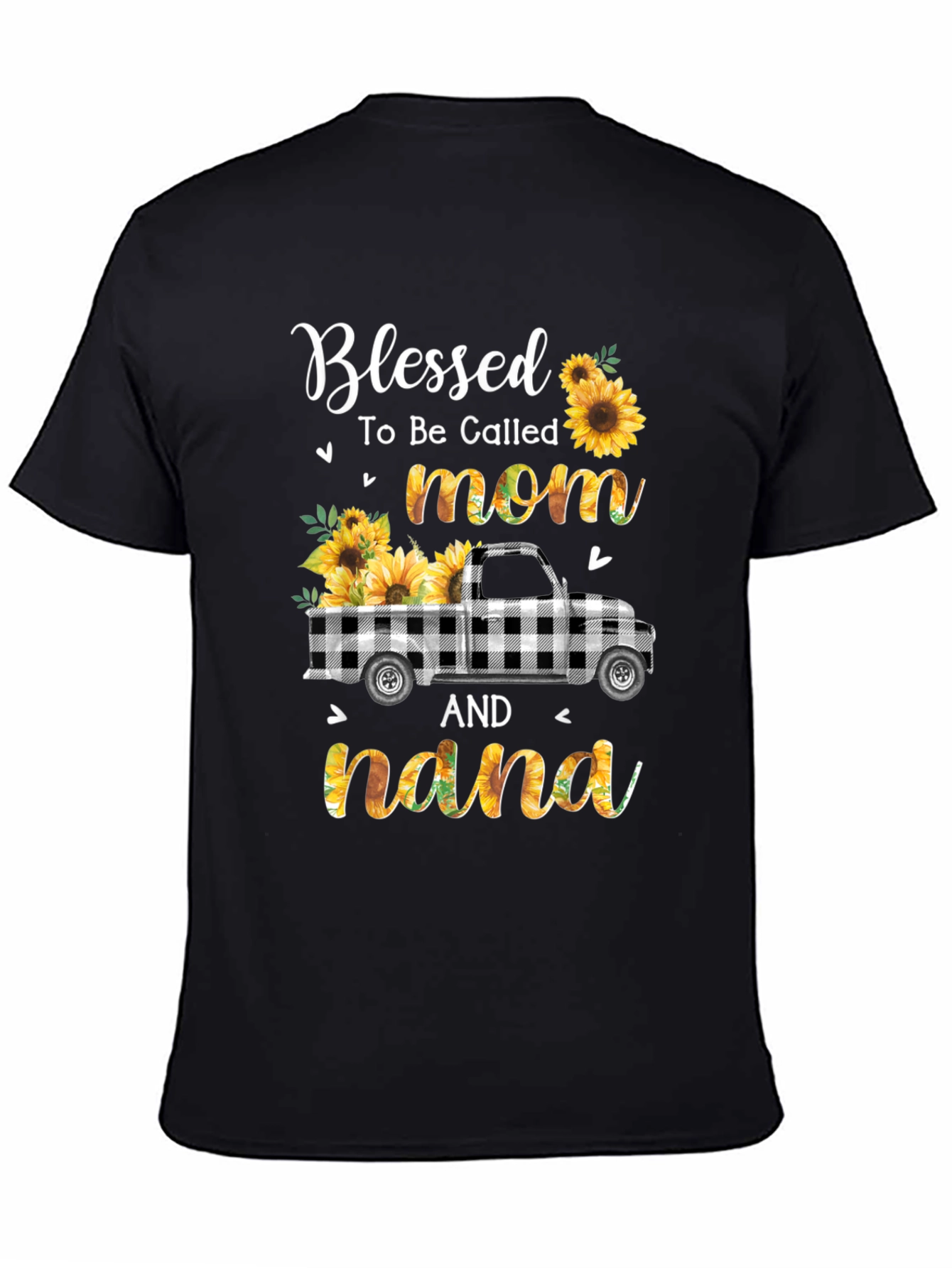 Blessed Mom & Nana Sunflower Truck T-Shirt