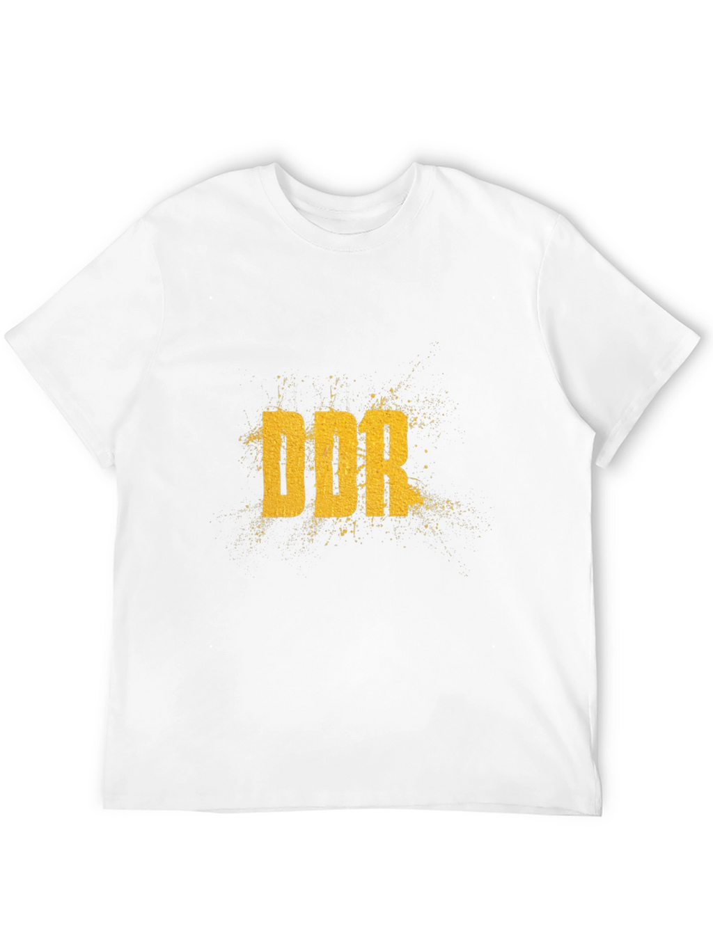 DDR Graphic Tee - Black Cotton Casual