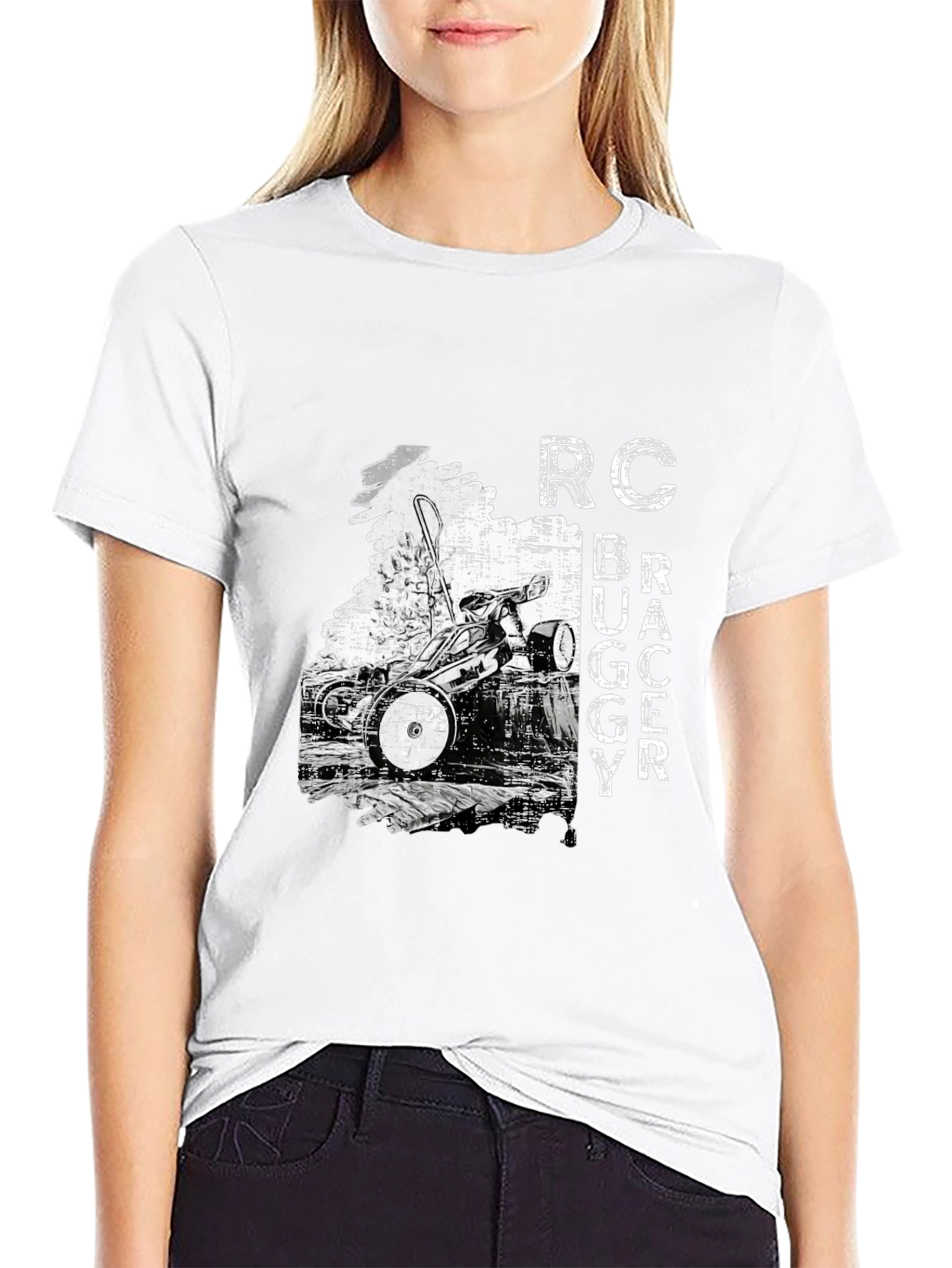 RC Buggy Racer Graphic T-Shirt - Black