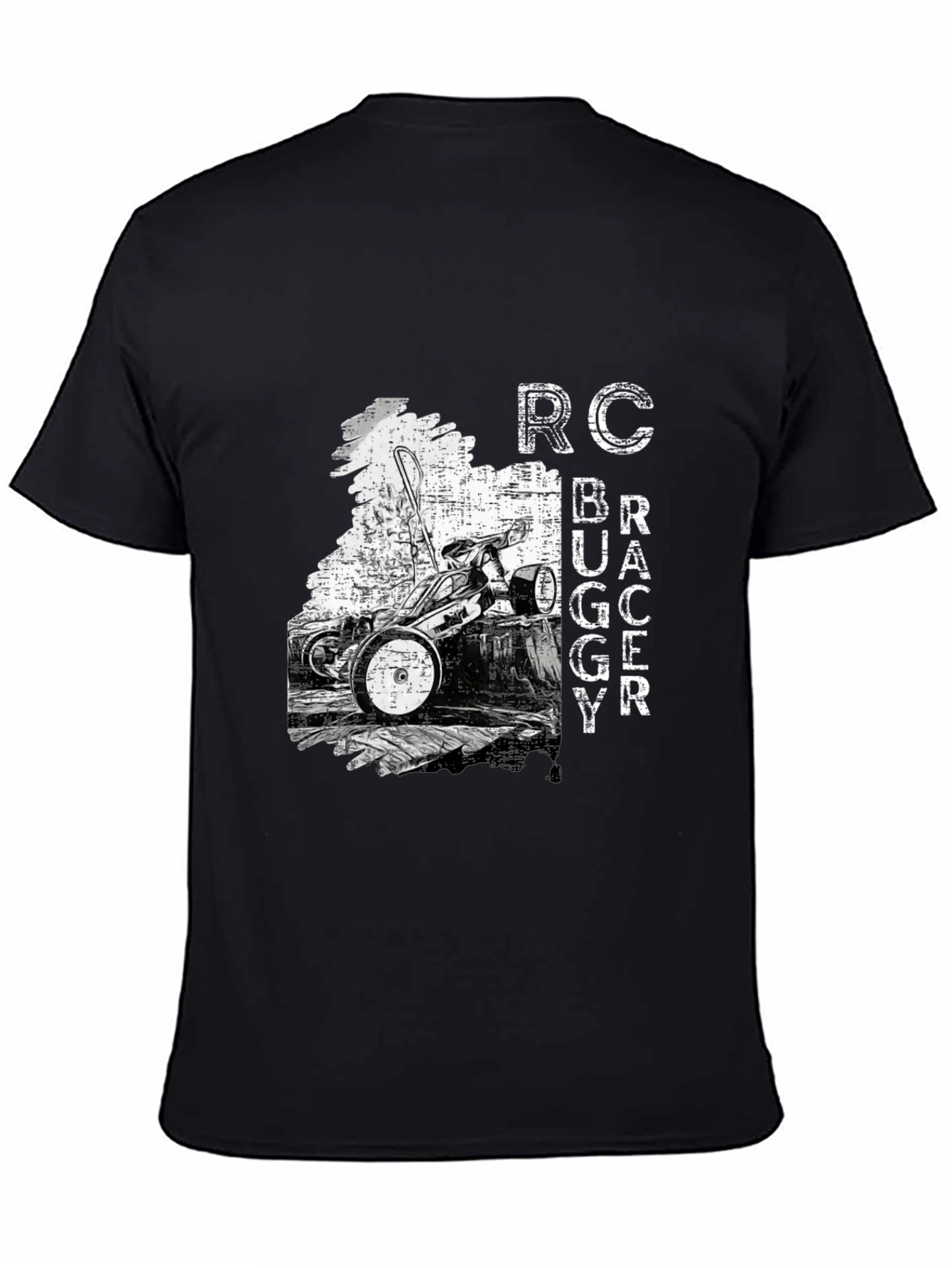 RC Buggy Racer Graphic T-Shirt - Black