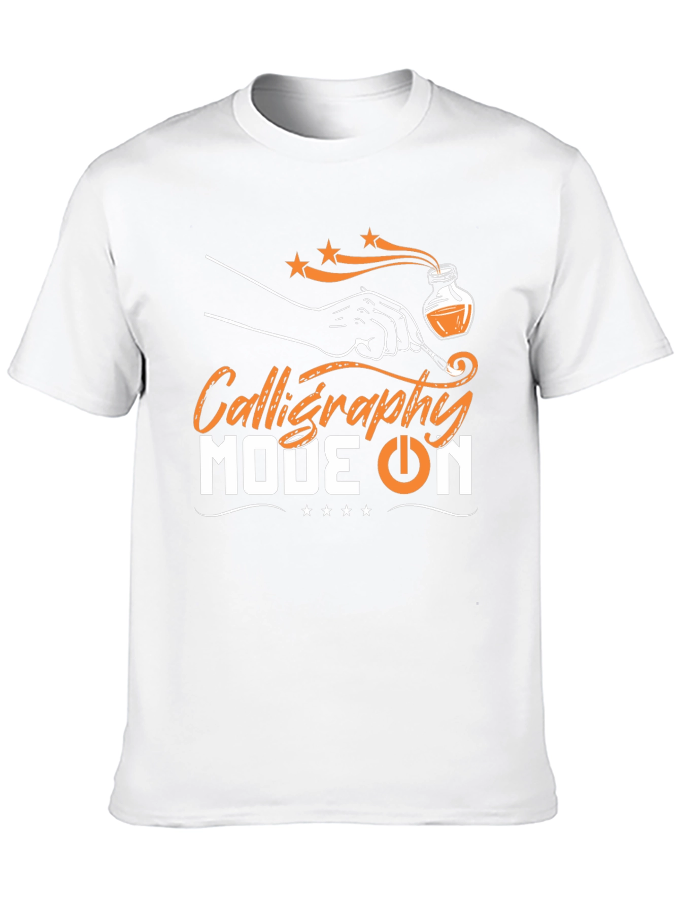 Calligraphy Mode On Graphic T-Shirt