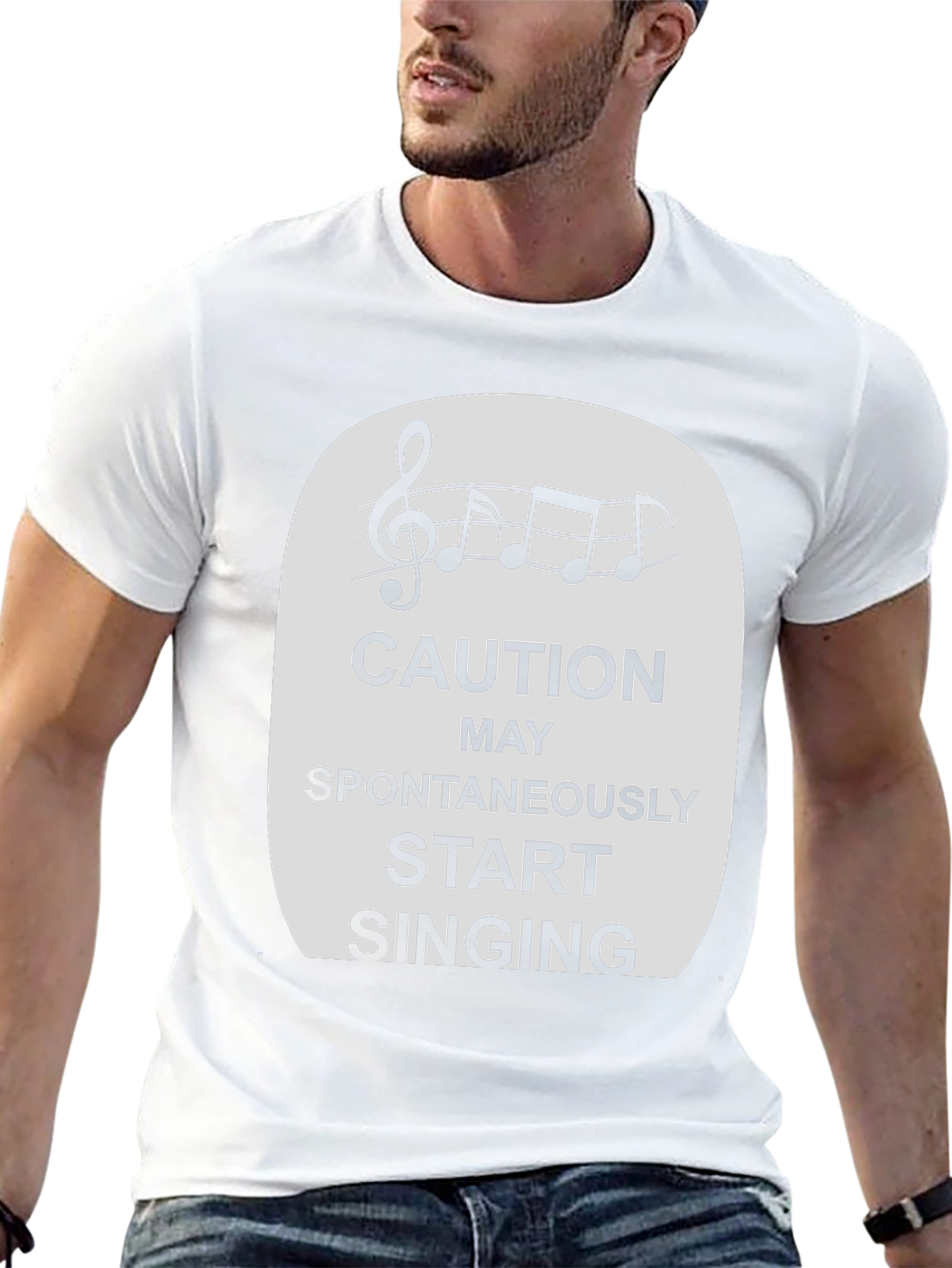 Caution Spontaneously Start Singing T-Shirt