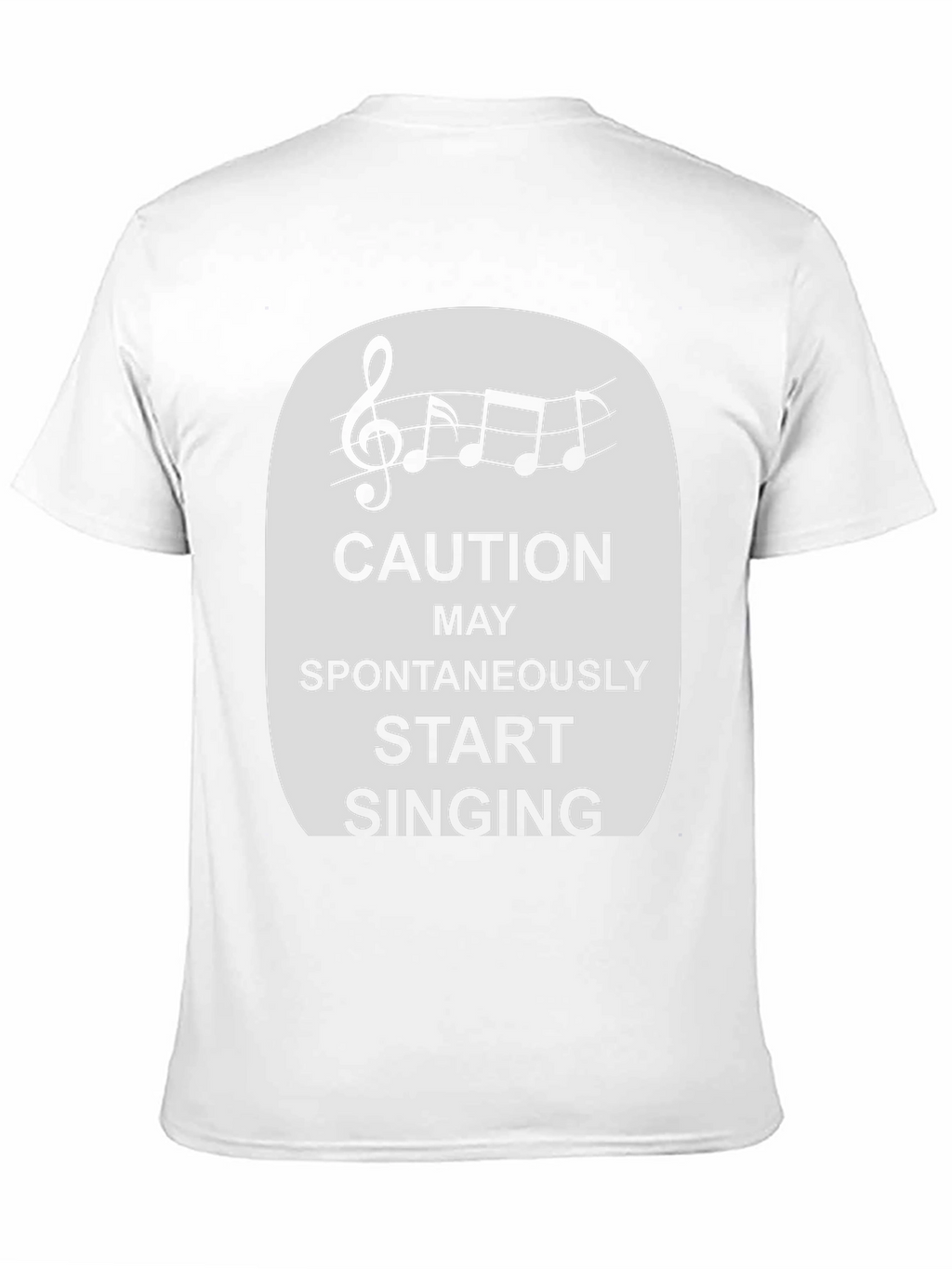 Caution Spontaneously Start Singing T-Shirt