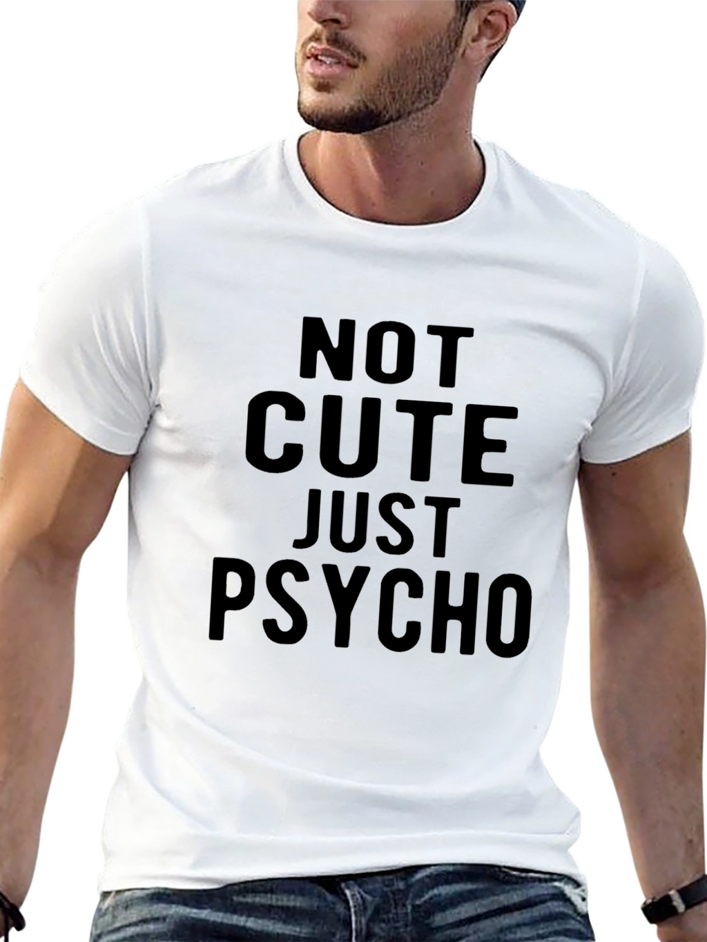 Not Cute Just Psycho Graphic Tee