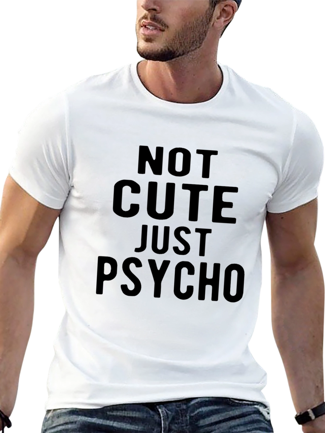 Not Cute Just Psycho Graphic Tee