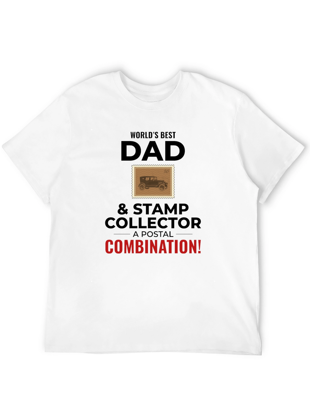 Worlds Best Dad Stamp Collector T-Shirt