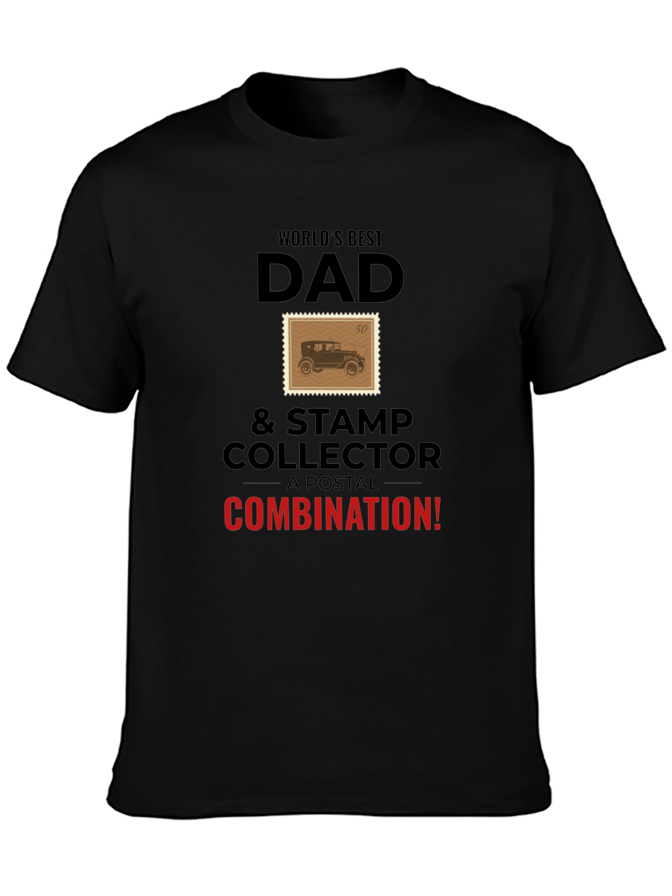 Worlds Best Dad Stamp Collector T-Shirt