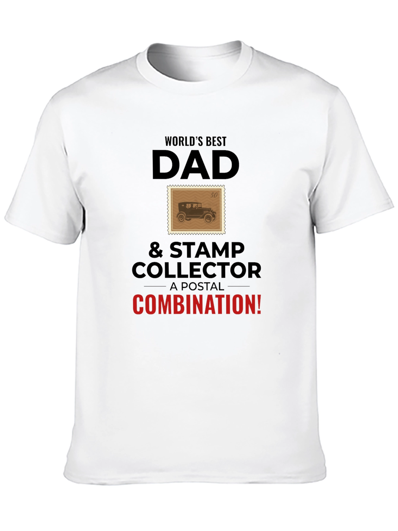 Worlds Best Dad Stamp Collector T-Shirt