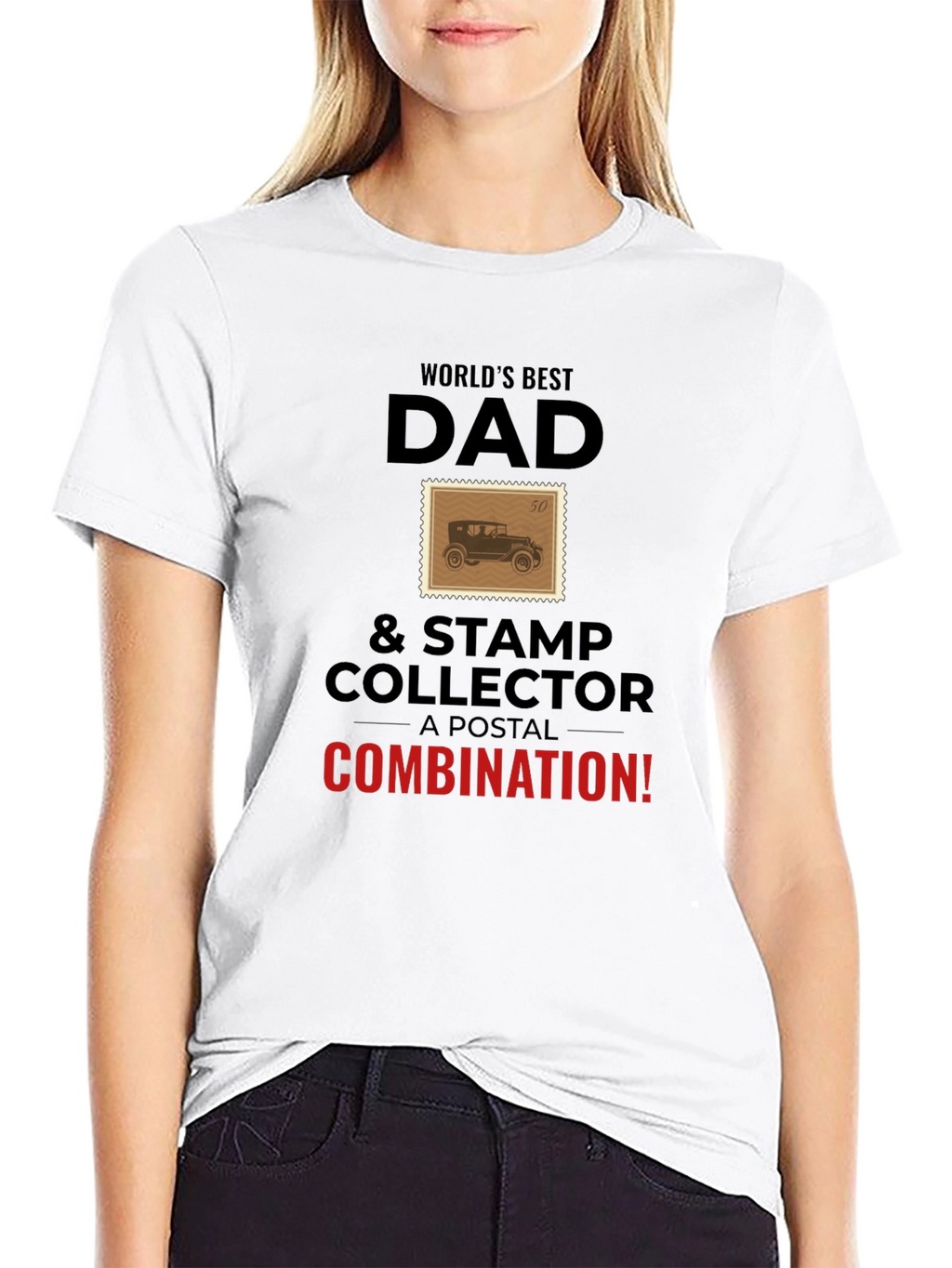 Worlds Best Dad Stamp Collector T-Shirt