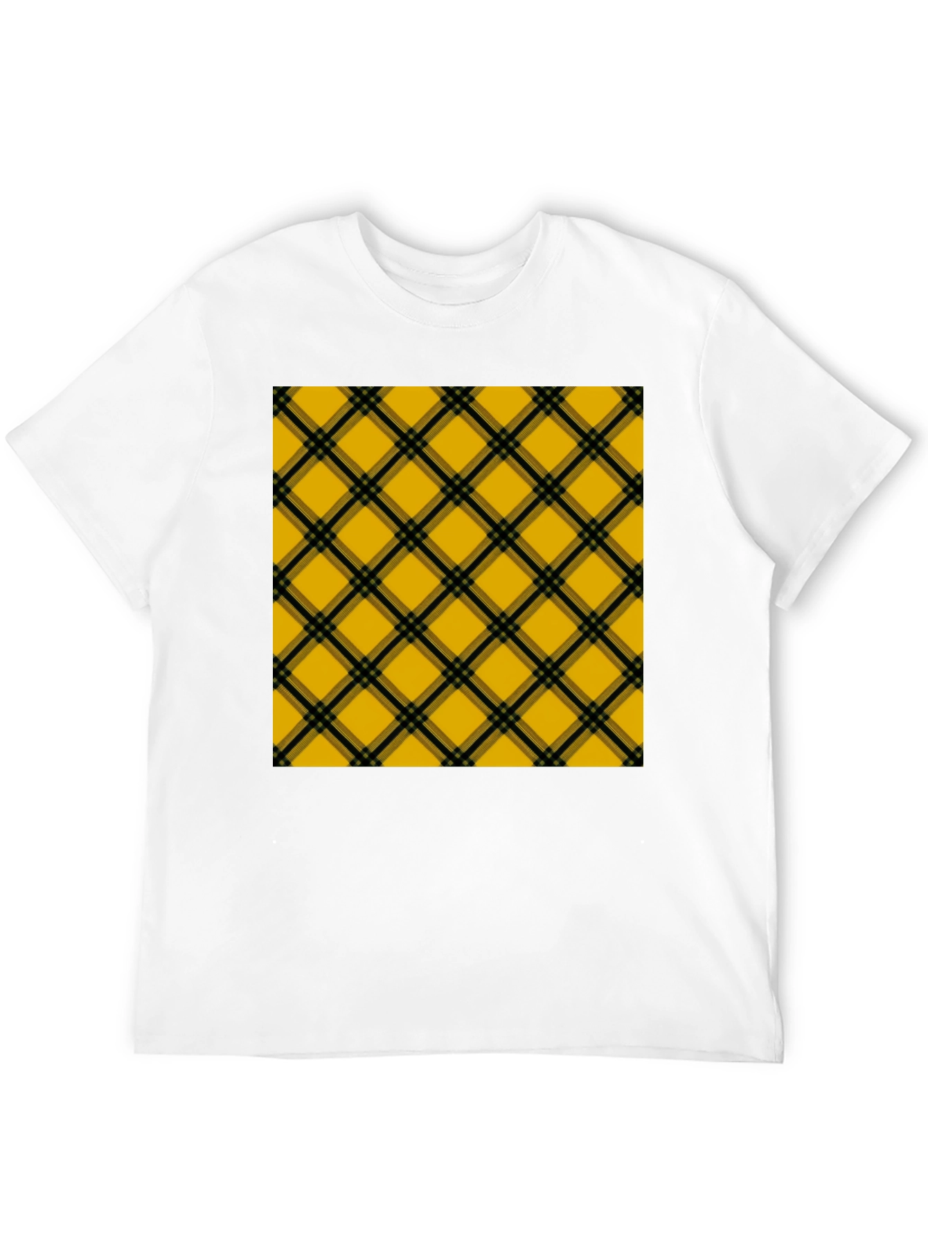 Plaid T-Shirt - Stylish Casual Wear