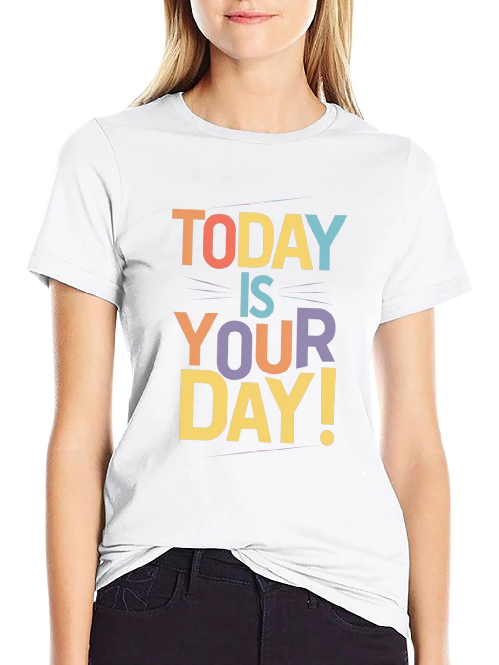 Today Is Your Day Graphic Tee - Black