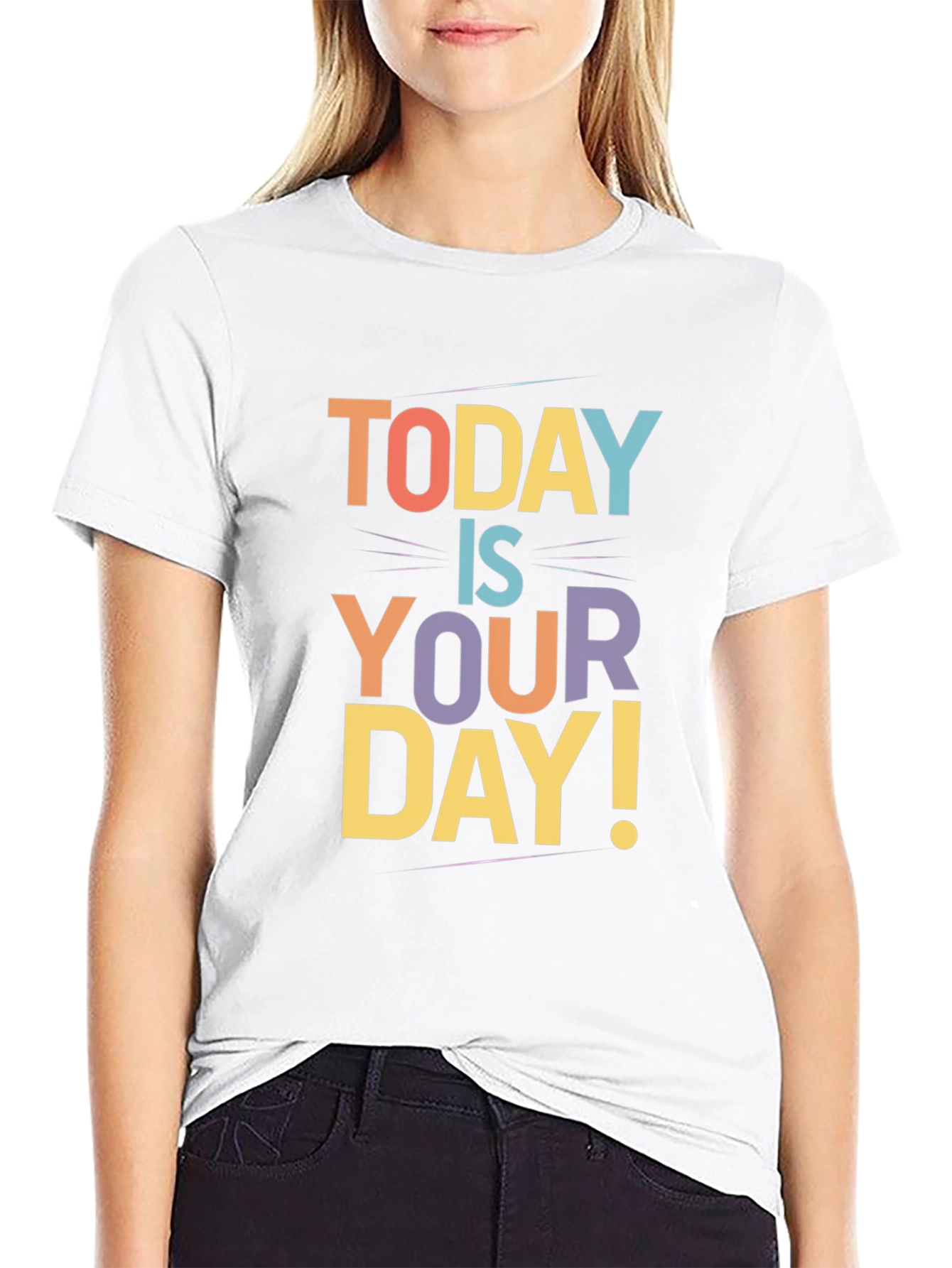 Today Is Your Day Graphic Tee - Black