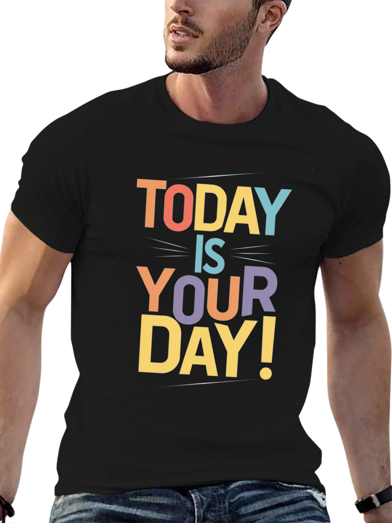 Today Is Your Day Graphic Tee - Black