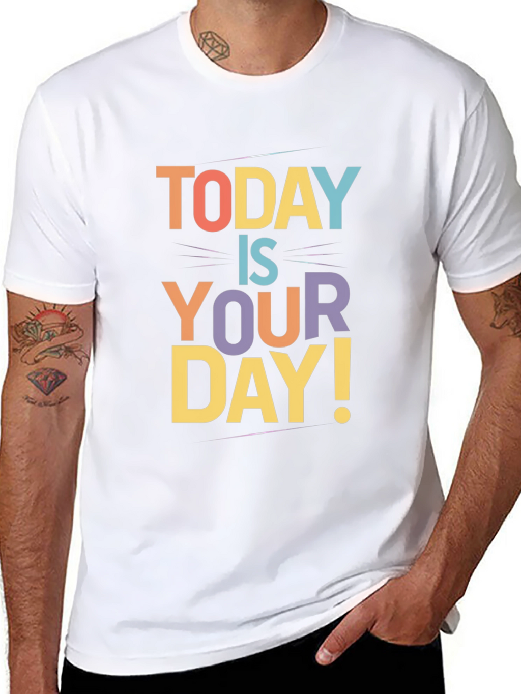 Today Is Your Day Graphic Tee - Black