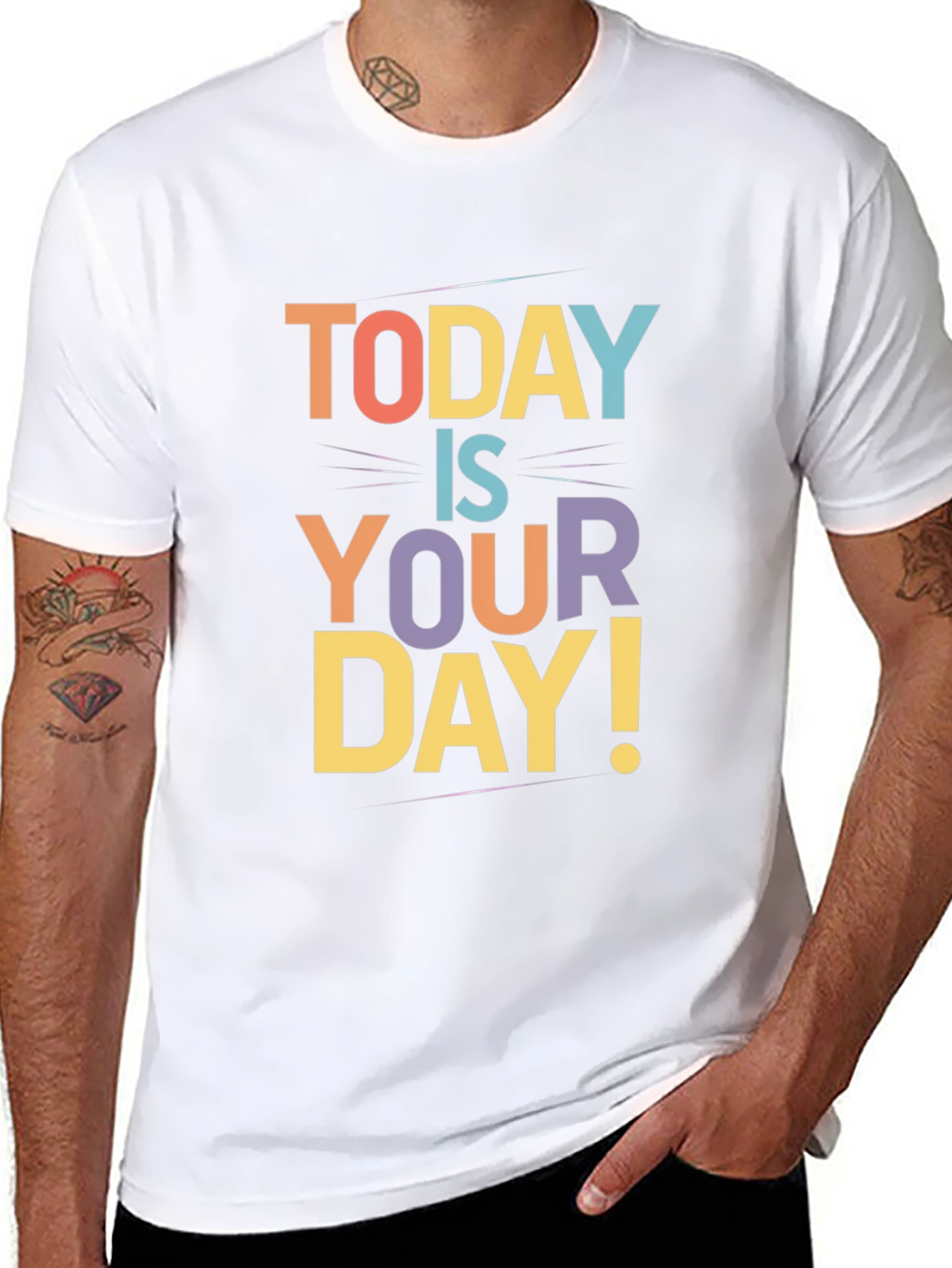 Today Is Your Day Graphic Tee - Black
