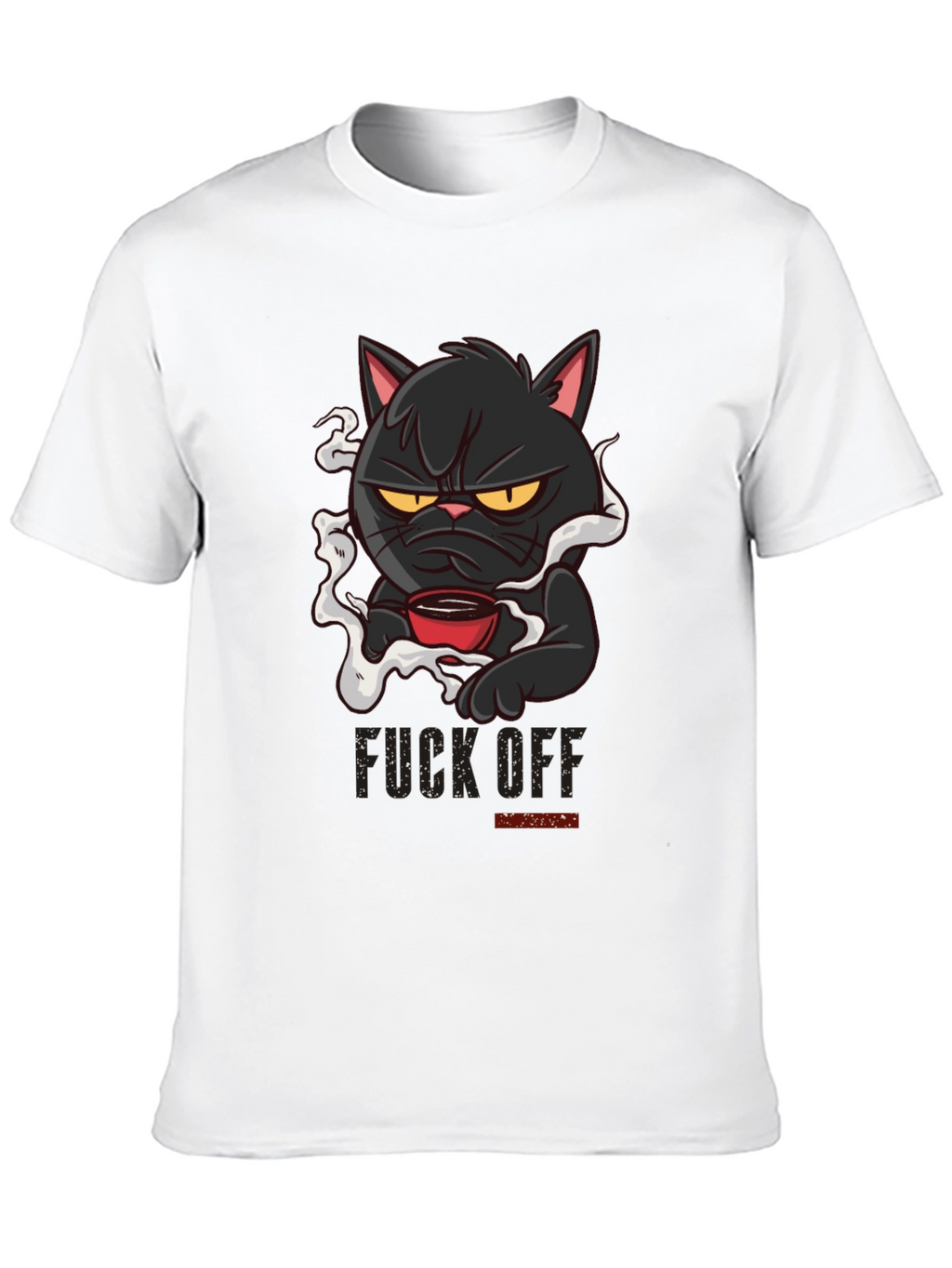 Grumpy Cat Coffee T-Shirt - Black