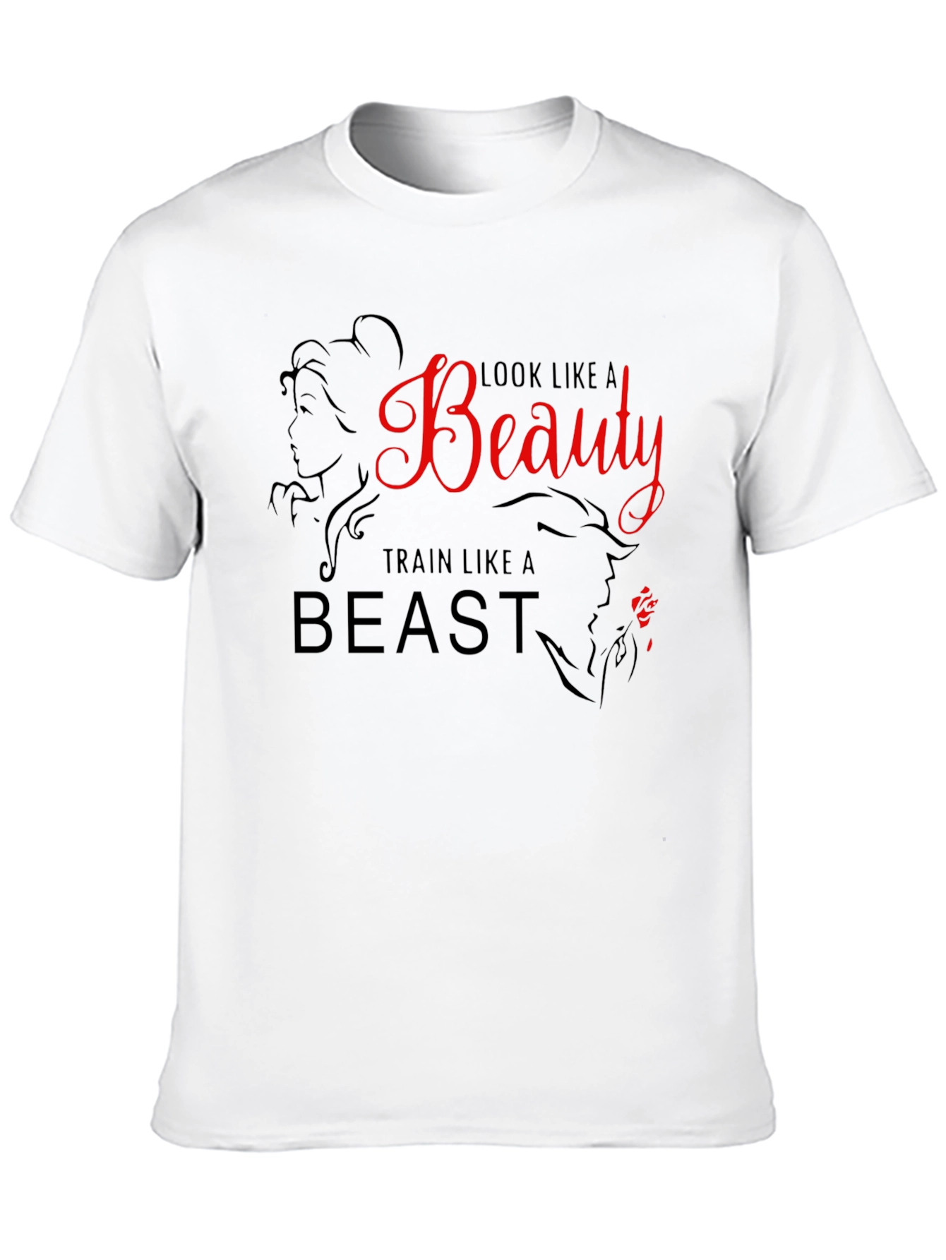 Beauty and the Beast Workout T-Shirt