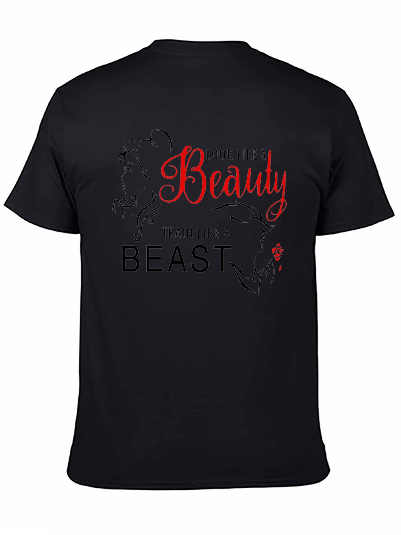 Beauty and the Beast Workout T-Shirt