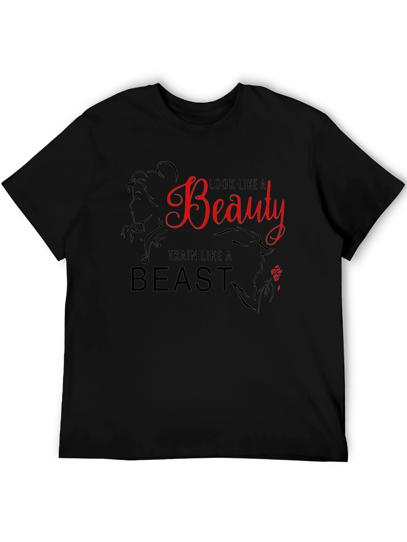 Beauty and the Beast Workout T-Shirt
