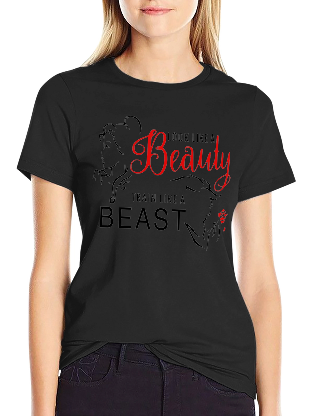 Beauty and the Beast Workout T-Shirt